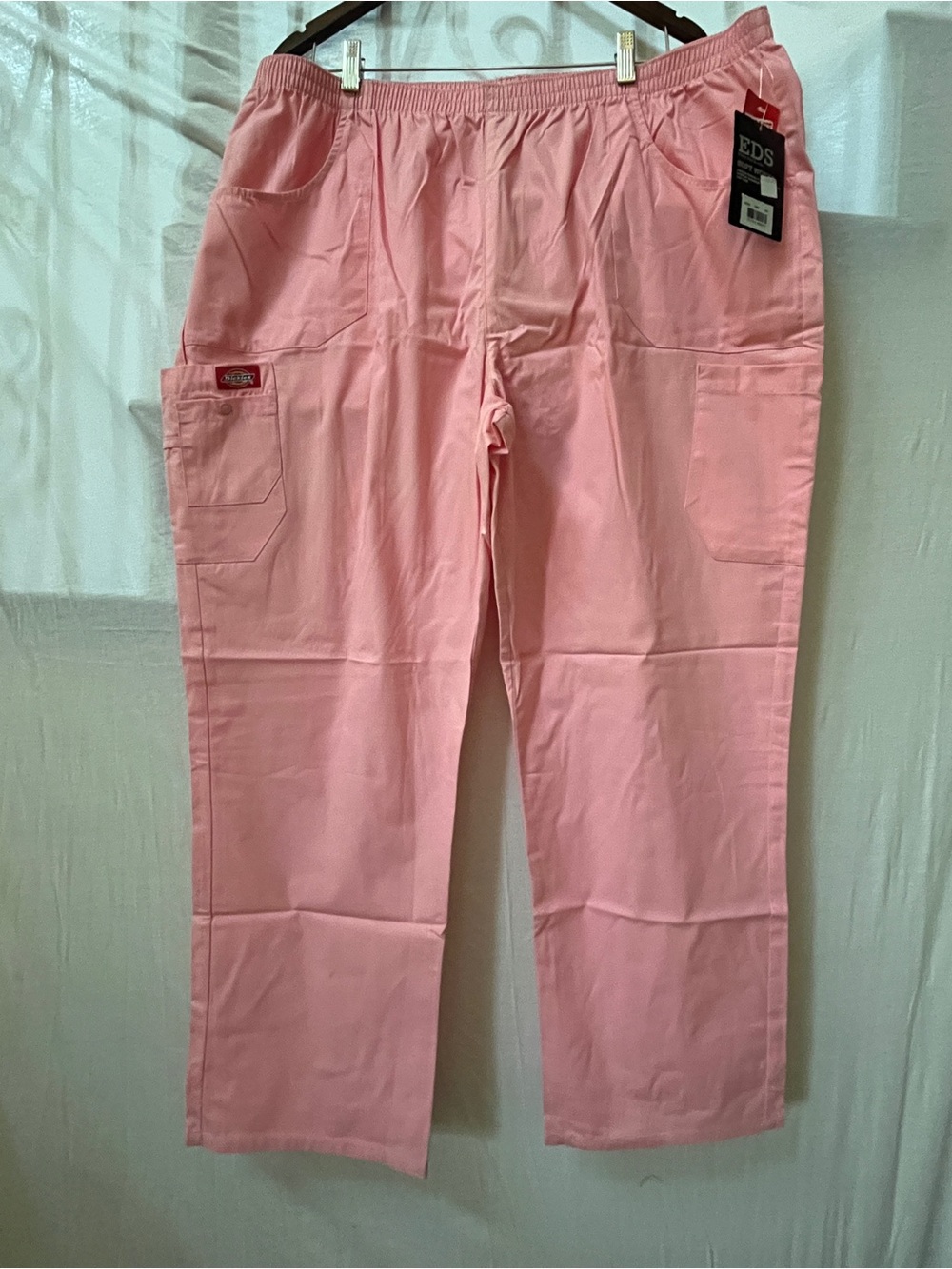 Dickies Pink pastel Scrub medical aesthetician work Pants Sz 2XL